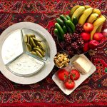 ظرف مسی دکوری طاووسی